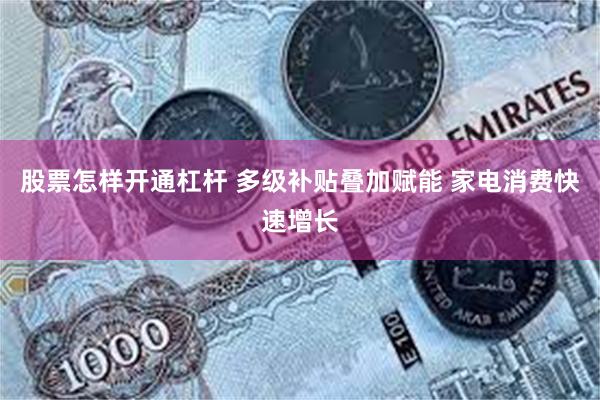 股票怎样开通杠杆 多级补贴叠加赋能 家电消费快速增长