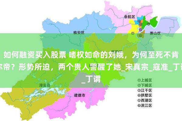 如何融资买入股票 嗜权如命的刘娥，为何至死不肯称帝？形势所迫，两个贵人警醒了她_宋真宗_寇准_丁谓
